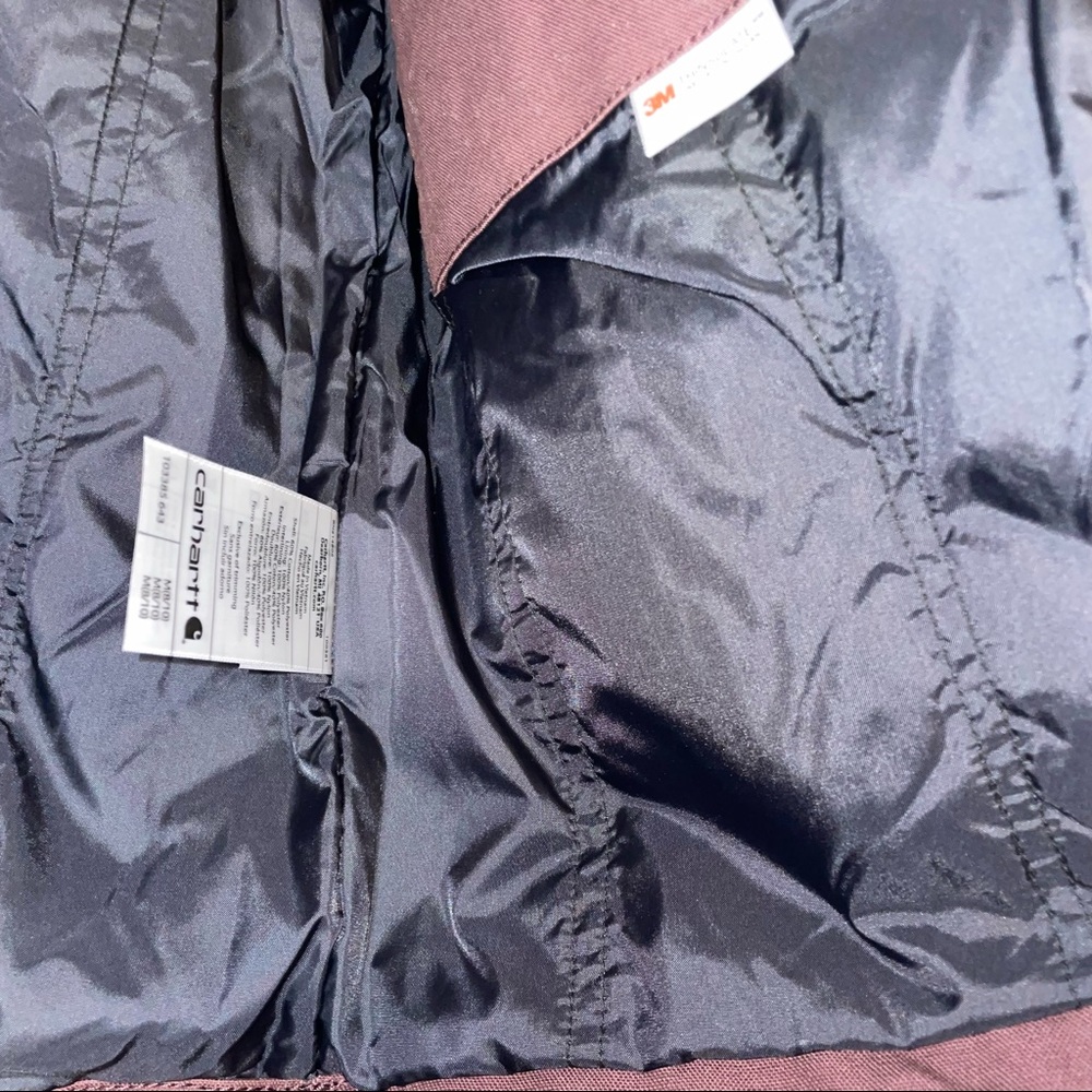 Carhartt Women's Burgundy Jacket - Picture 9 of 16